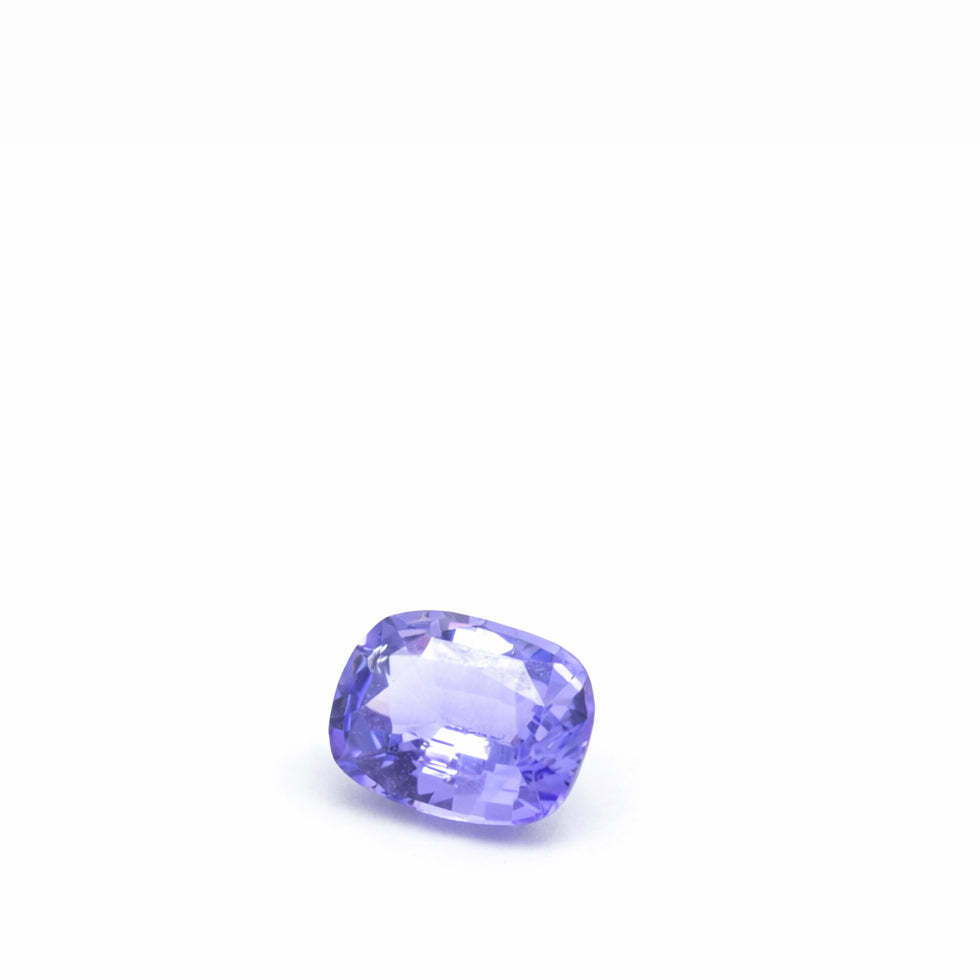 Natural Violet Sapphire – Premium Cushion Step Cut - 0.65Crt