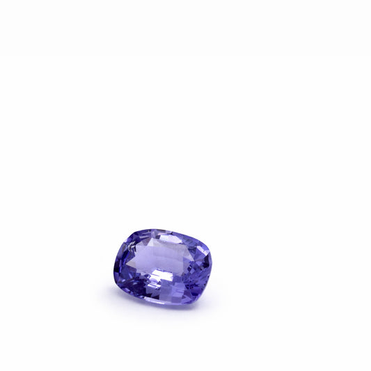 Natural Violet Sapphire – Premium Cushion Step Cut - 0.65Crt