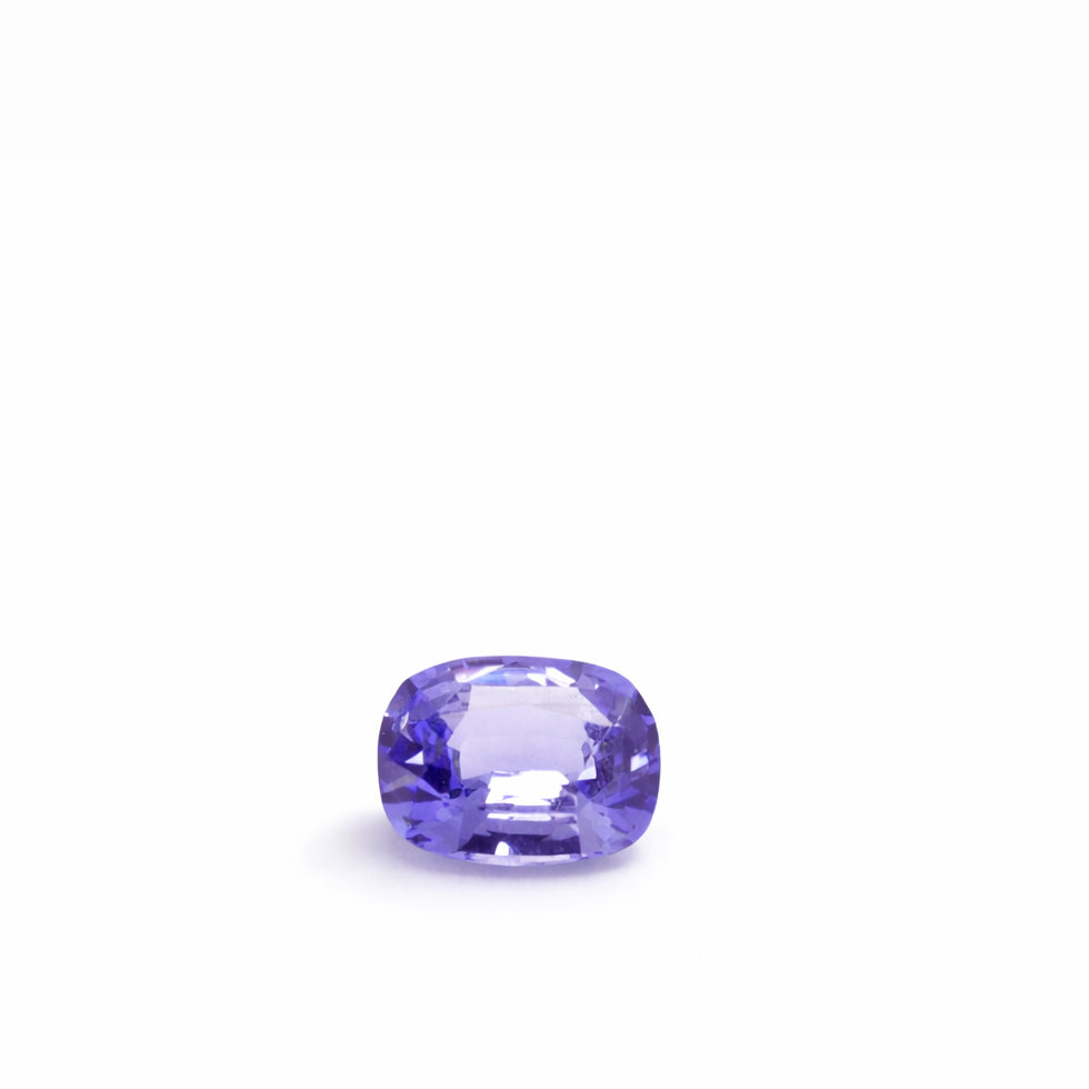 Natural Violet Sapphire – Premium Cushion Step Cut - 0.65Crt
