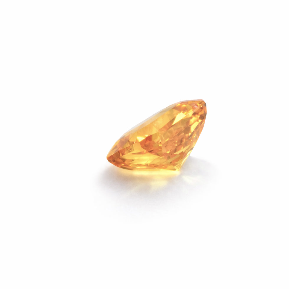 Natural Yellow Sapphire – Premium Radiant-Cut Golden Yellow Gemstone (1.04 ct)