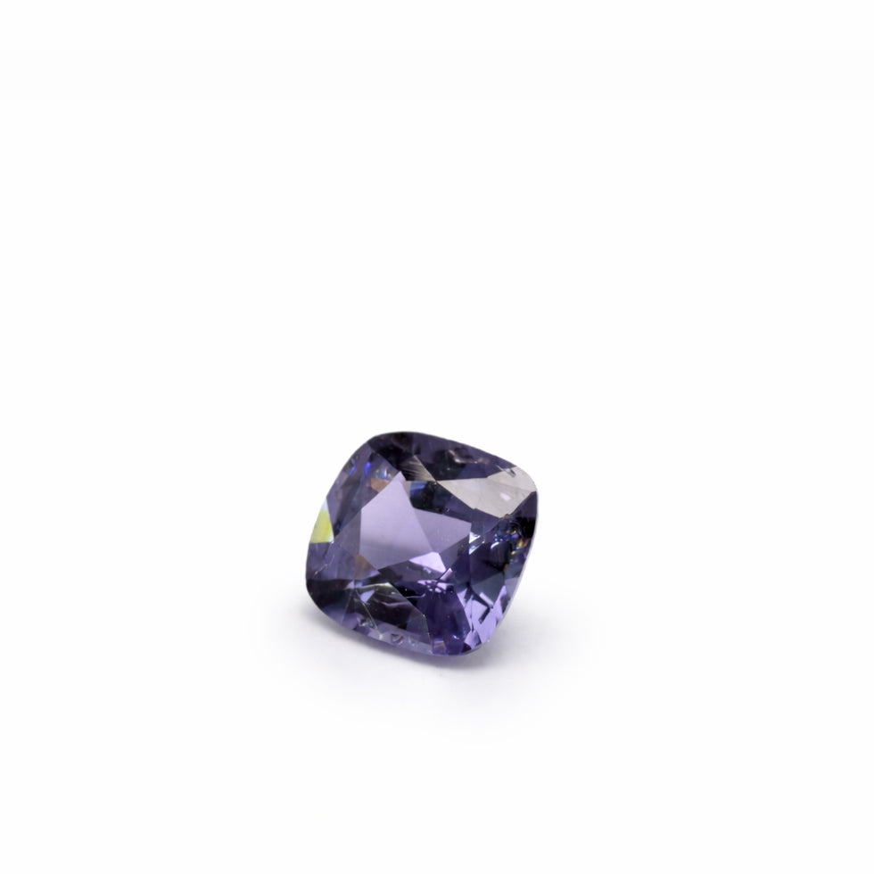 1.05 Carat Natural Lavender Spinel – Grayish Purple Untreated Square Cushion Cut Loose Gemstone from Sri Lanka