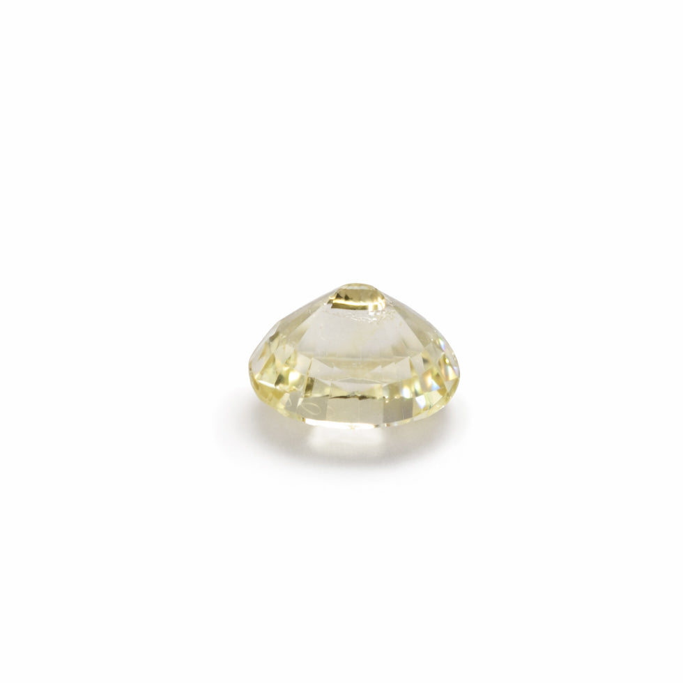 Natural Yellow Sapphire – Premium Unheated Oval Mixed-Cut Gemstone (1.32 ct)