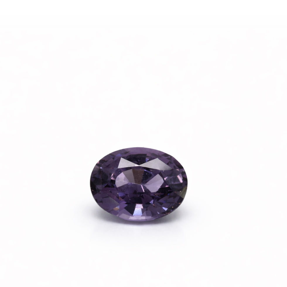 Lavender Spinel 1.35 ct Oval Step Cut – Untreated - Sri Lankan Origins