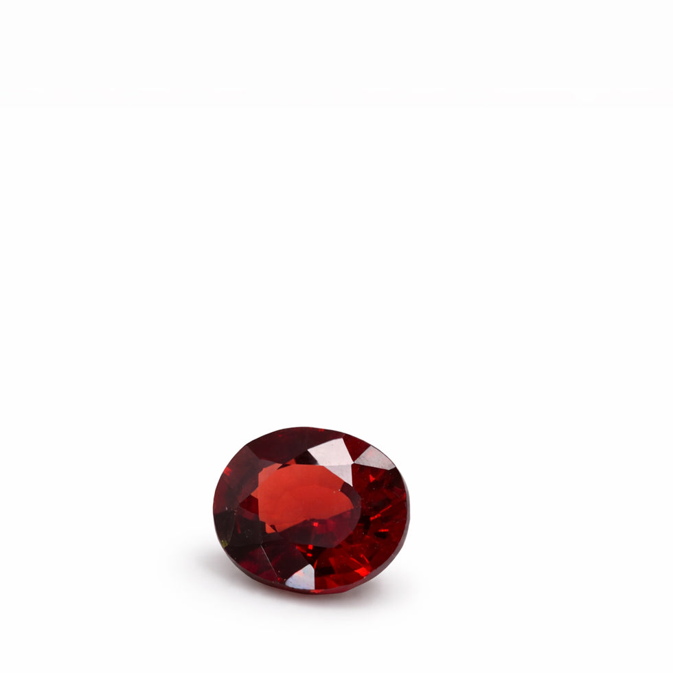 1.40ct Natural Unheated Almandine Garnet – Oval Step Cut, Sri Lankan Origin