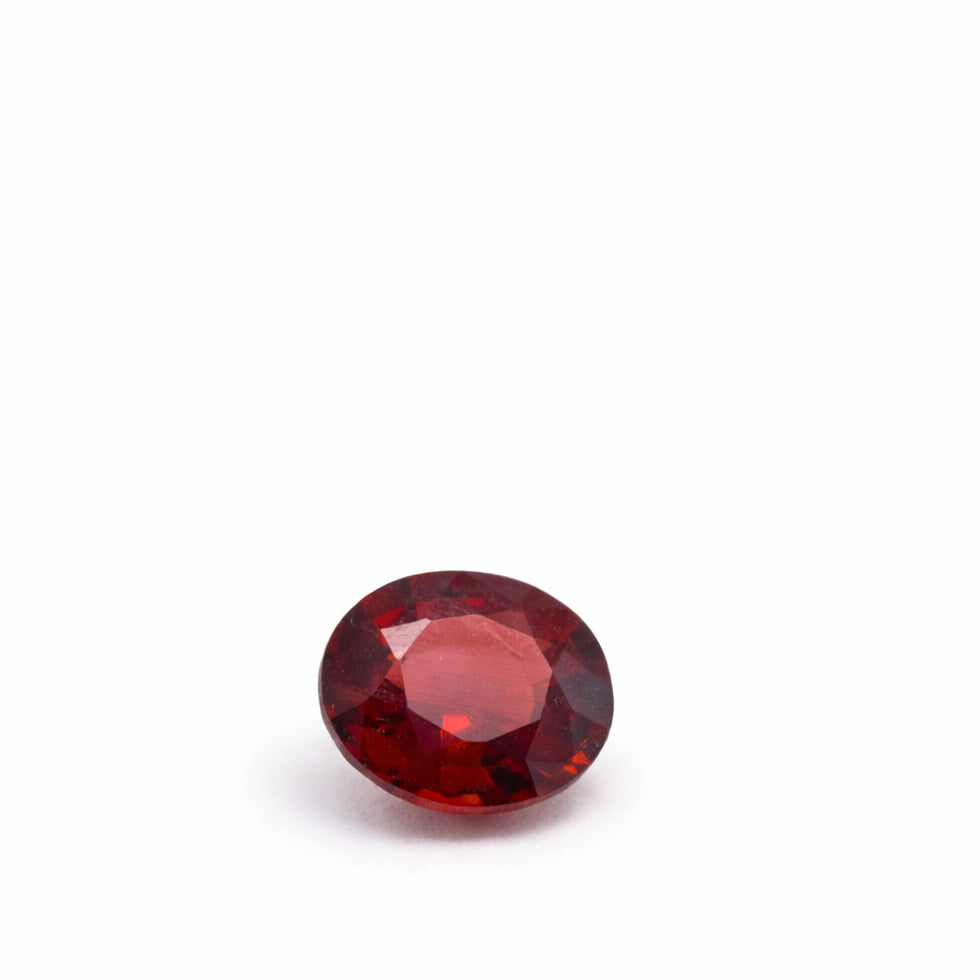 1.45ct Natural Unheated Almandine Garnet – Oval Step Cut, Sri Lankan Origin