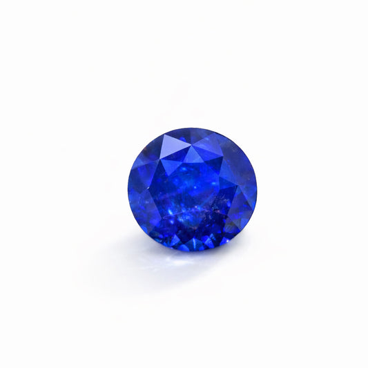 Royal Blue Sapphire – 1.57 Carat Natural Corundum | Round Mixed Cut | Heated | Certified