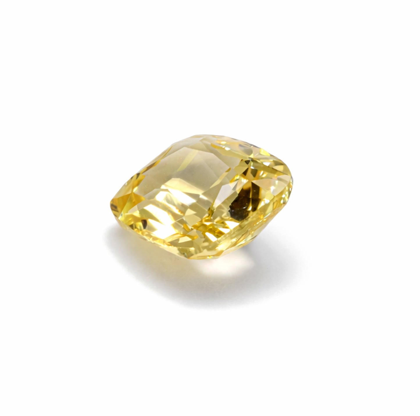 Unheated Ceylon Yellow Sapphire – 1.59 Carat Natural Corundum | Rectangular Cushion Cut | Certified