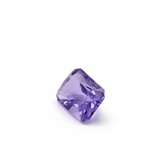 1.60ct Natural Ceylon Amethyst – Rectangle Mixed Cut – VVS Clarity – Untreated – Ethically Sourced