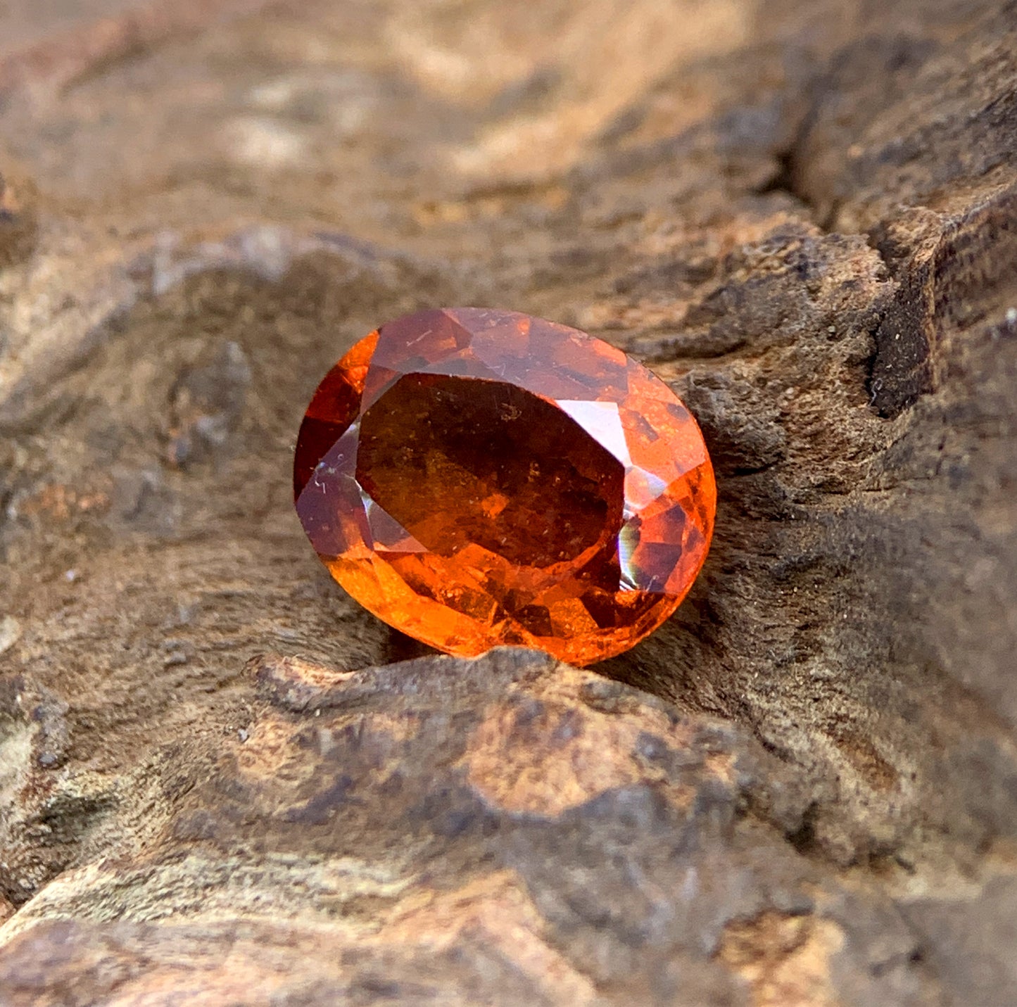 1.6ct Natural Spessartite Garnet  | Untreated | Ceylon Origin