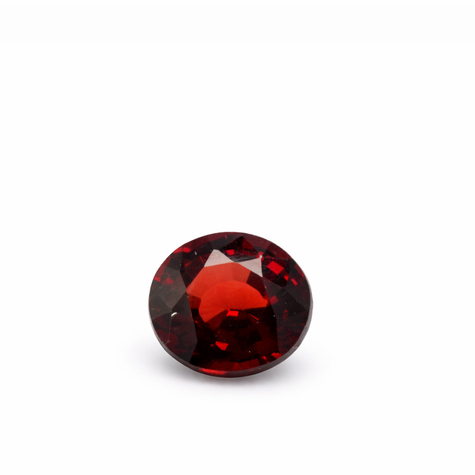 1.75 Ct Natural Almandine Garnet – Oval Step Cut | Sri Lankan Origin