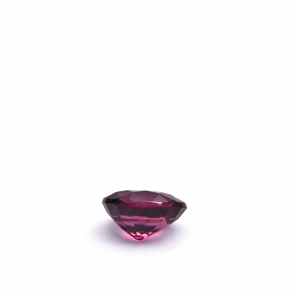 1.80ct Natural Pyrope Garnet – Pinkish-Purple Oval Step-Cut from Sri Lanka