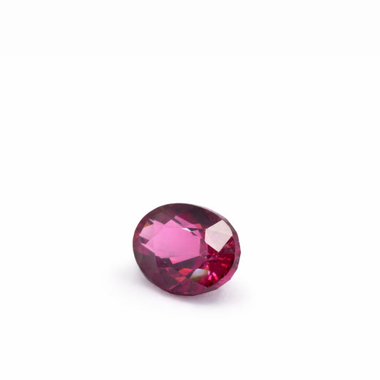 1.80ct Natural Pyrope Garnet – Pinkish-Purple Oval Step-Cut from Sri Lanka