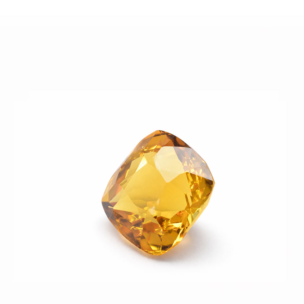 Natural Golden Citrine Loose Gemstone - 19.85 Carat Premium Quality from India
