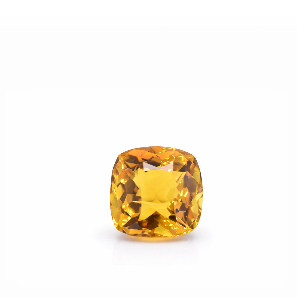 Natural Golden Citrine Loose Gemstone - 19.85 Carat Premium Quality from India