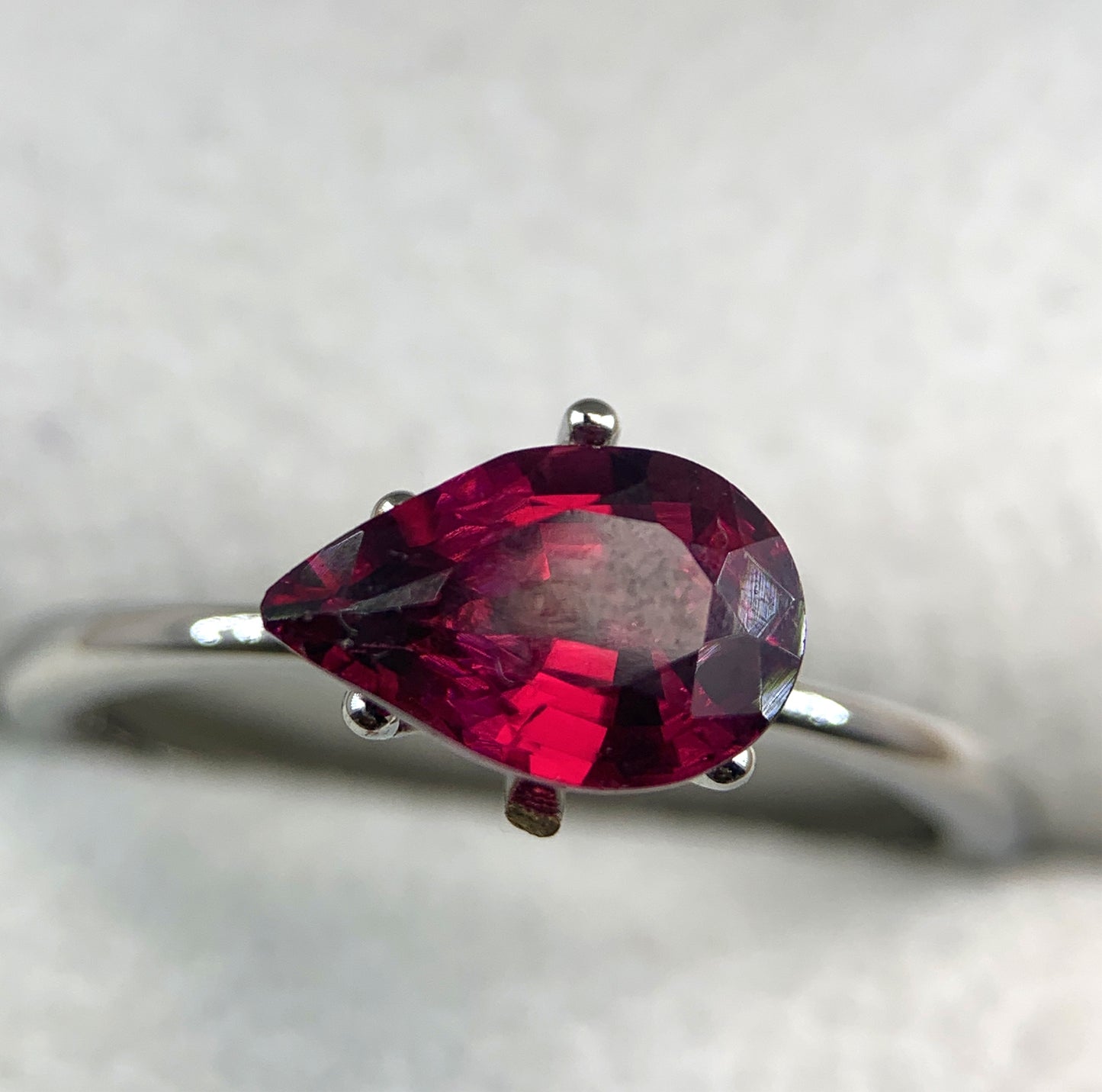 PYROPE GARNET – 2.4 Carat Pear Shape (VS) | Untreated | Ceylon