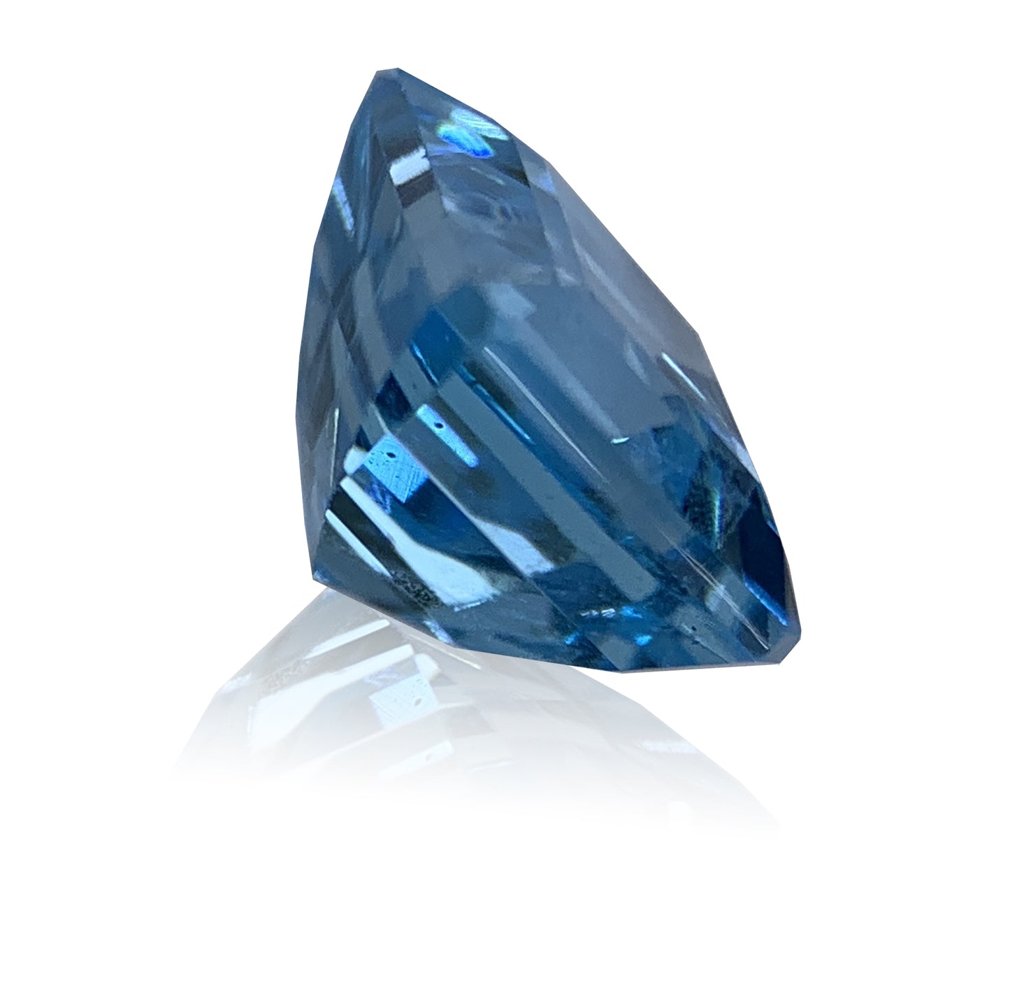 Natural Swiss Blue Topaz – Premium Cushion Mixed-Cut Gemstone (2.52 ct)