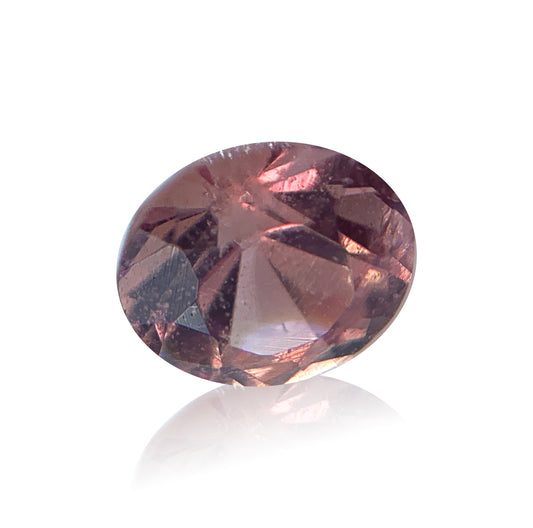Natural Padparadscha Sapphire – Premium Mixed-Cut Round Beauty 0.42Crt