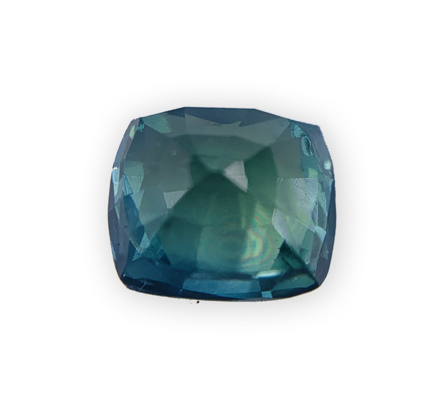 Teal Sapphire – 1.04 Carat Natural Corundum | Cushion Brilliant Cut | Heated Gem | Certified